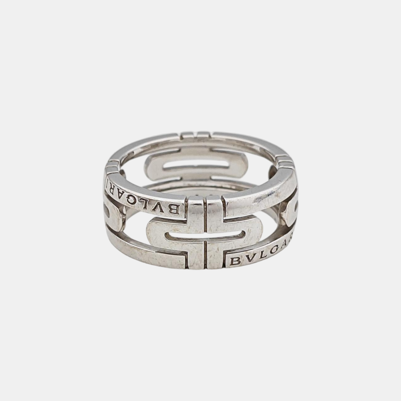 B.ZERO1 Platinum 950 Silver Ring EU 52