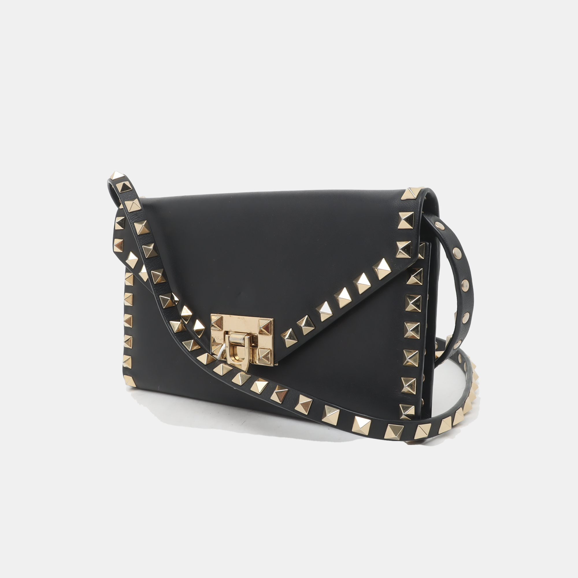 My Rockstud Calfskin Black