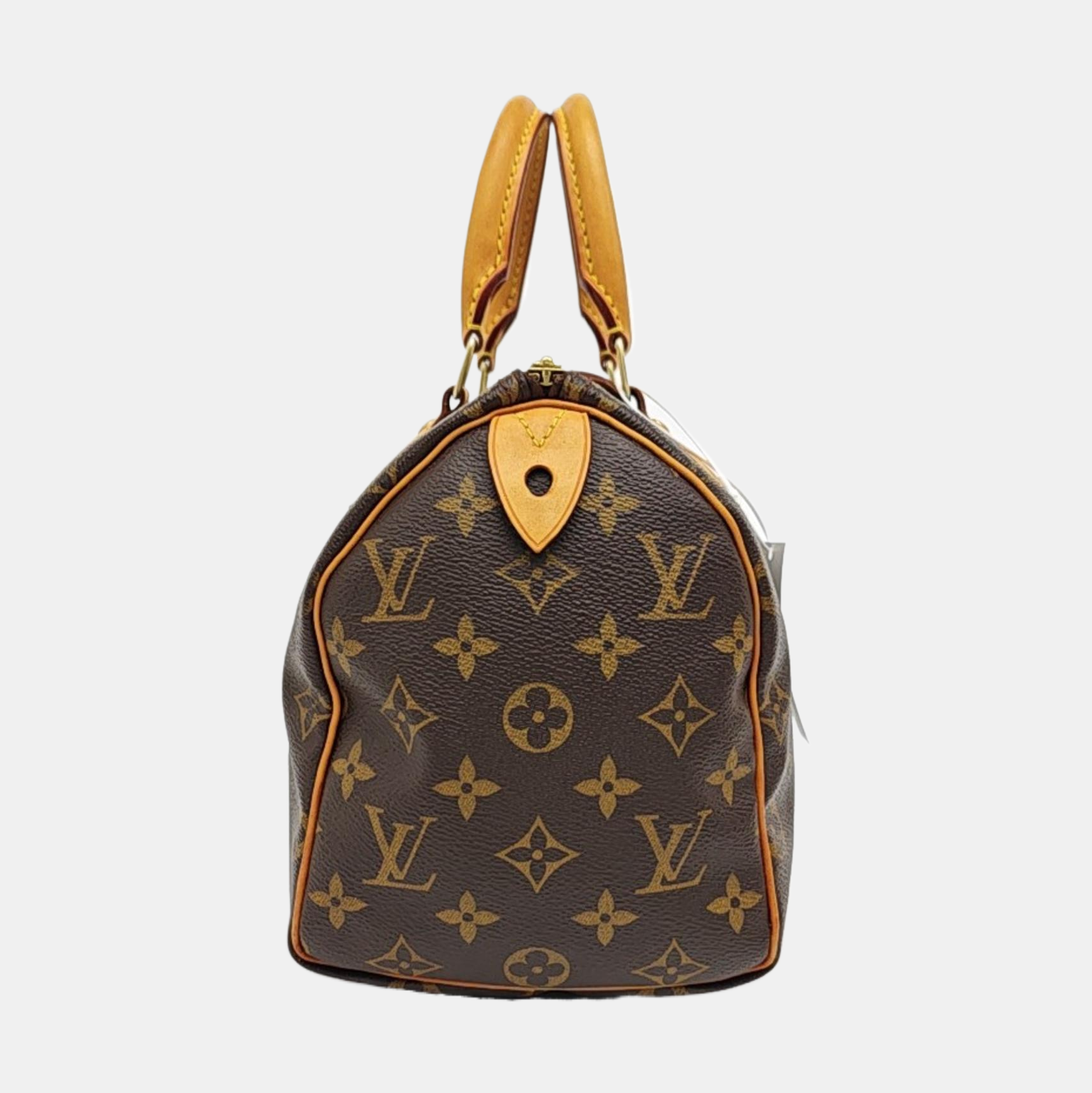 SPEEDY 25 Monogram Coated Canvas Brown