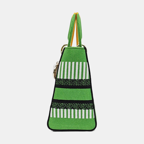 Authenticated pre-owned  Lady D-Lite Medium Fabric Multicolor - Tote Bag at Looply