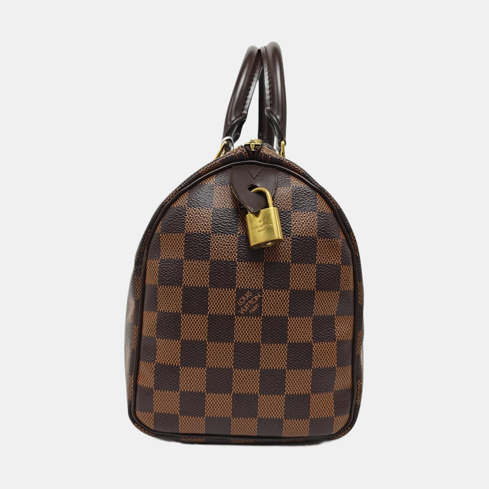 SPEEDY 25 Damier Ebene Coated Canvas Brown