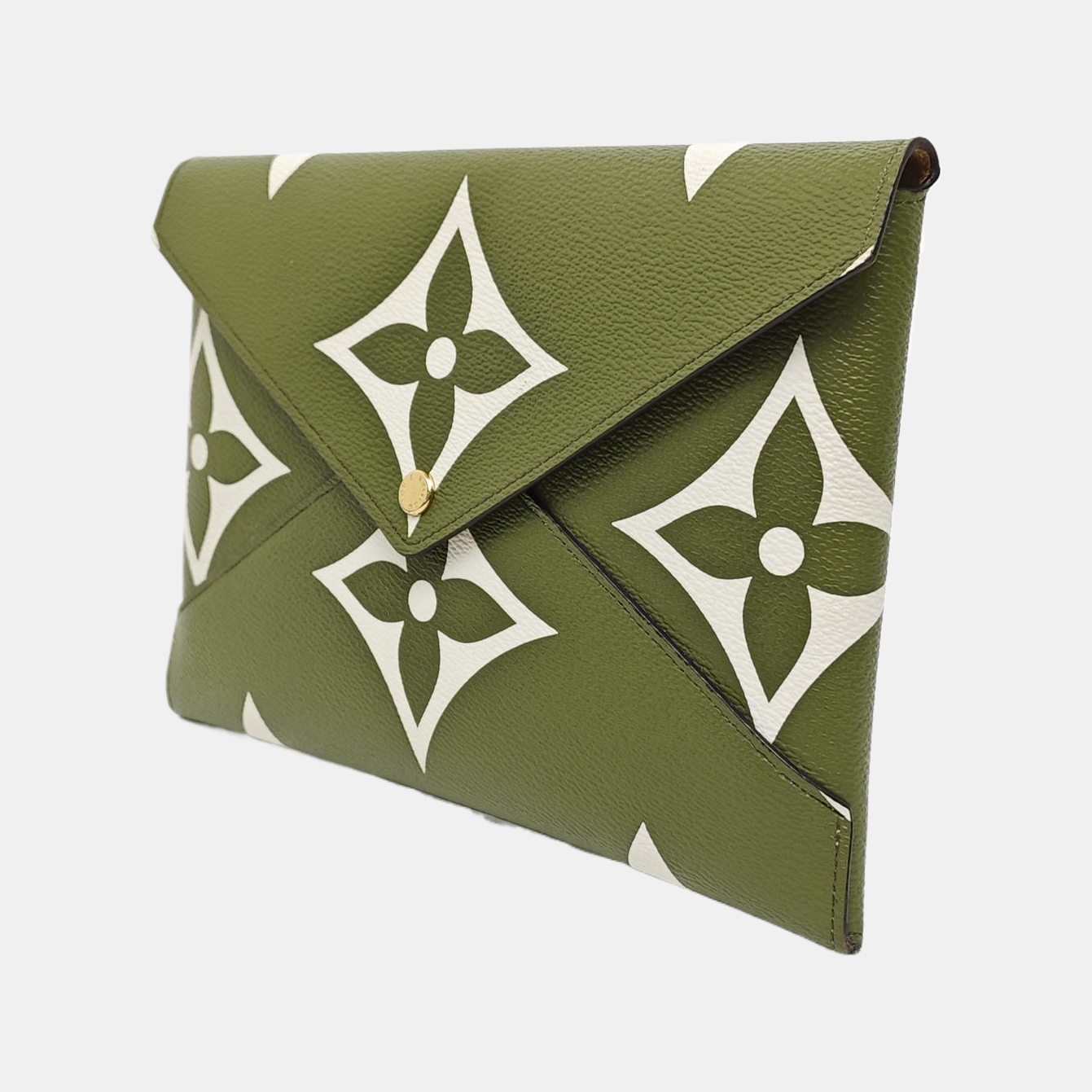 KIRIGAMI Monogram Coated Canvas Green