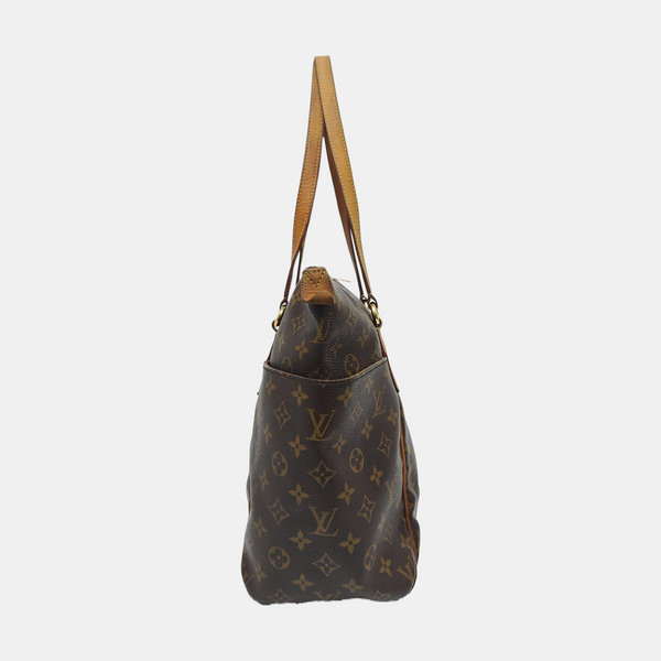 TOTALLY Monogram Coated Canvas Brown