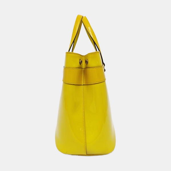 Bright Bit Patent Leather Yellow