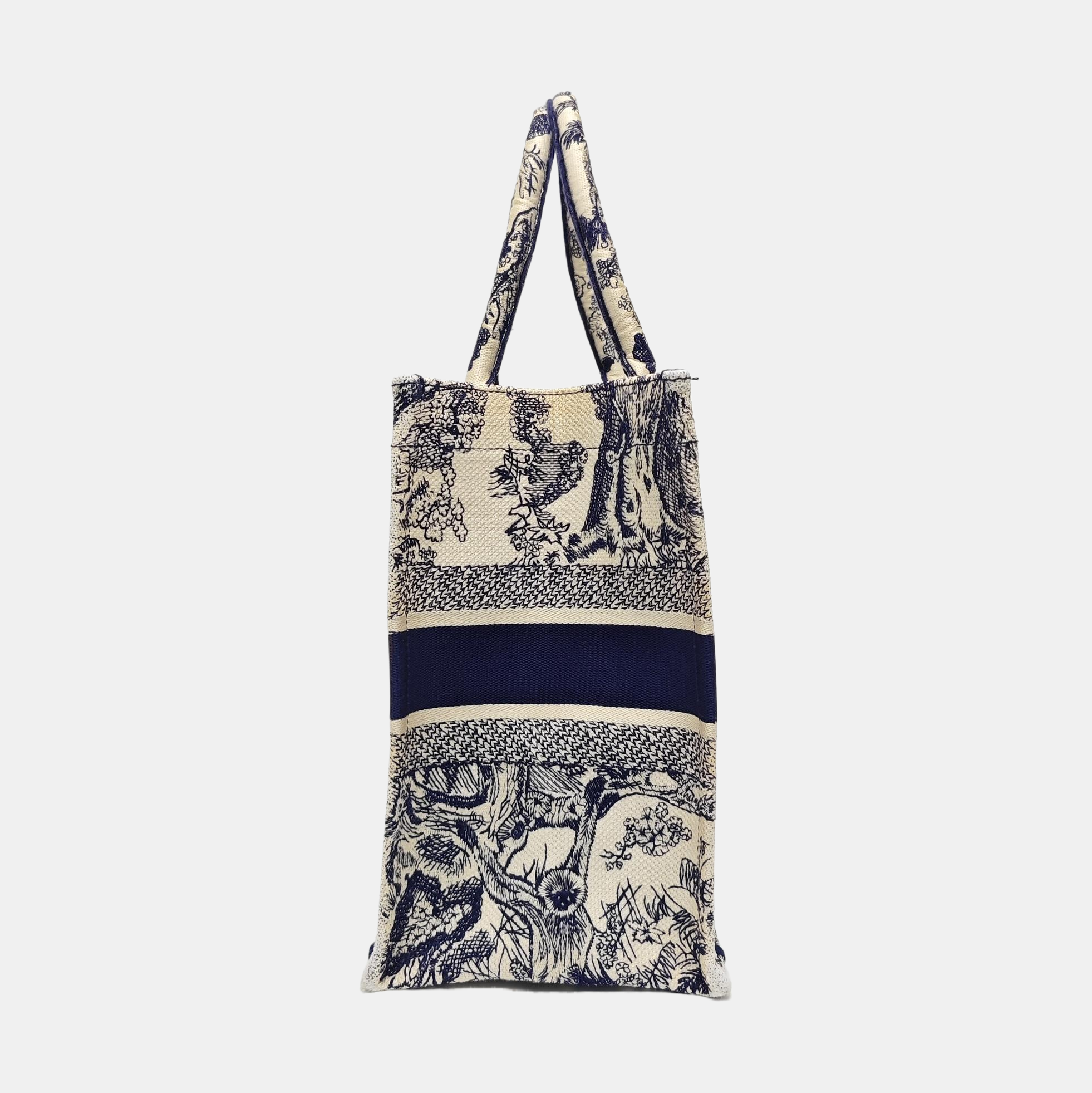 Book Tote Medium Canvas Blue