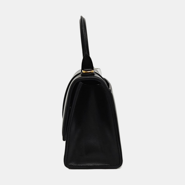 Hourglass S Calfskin Black