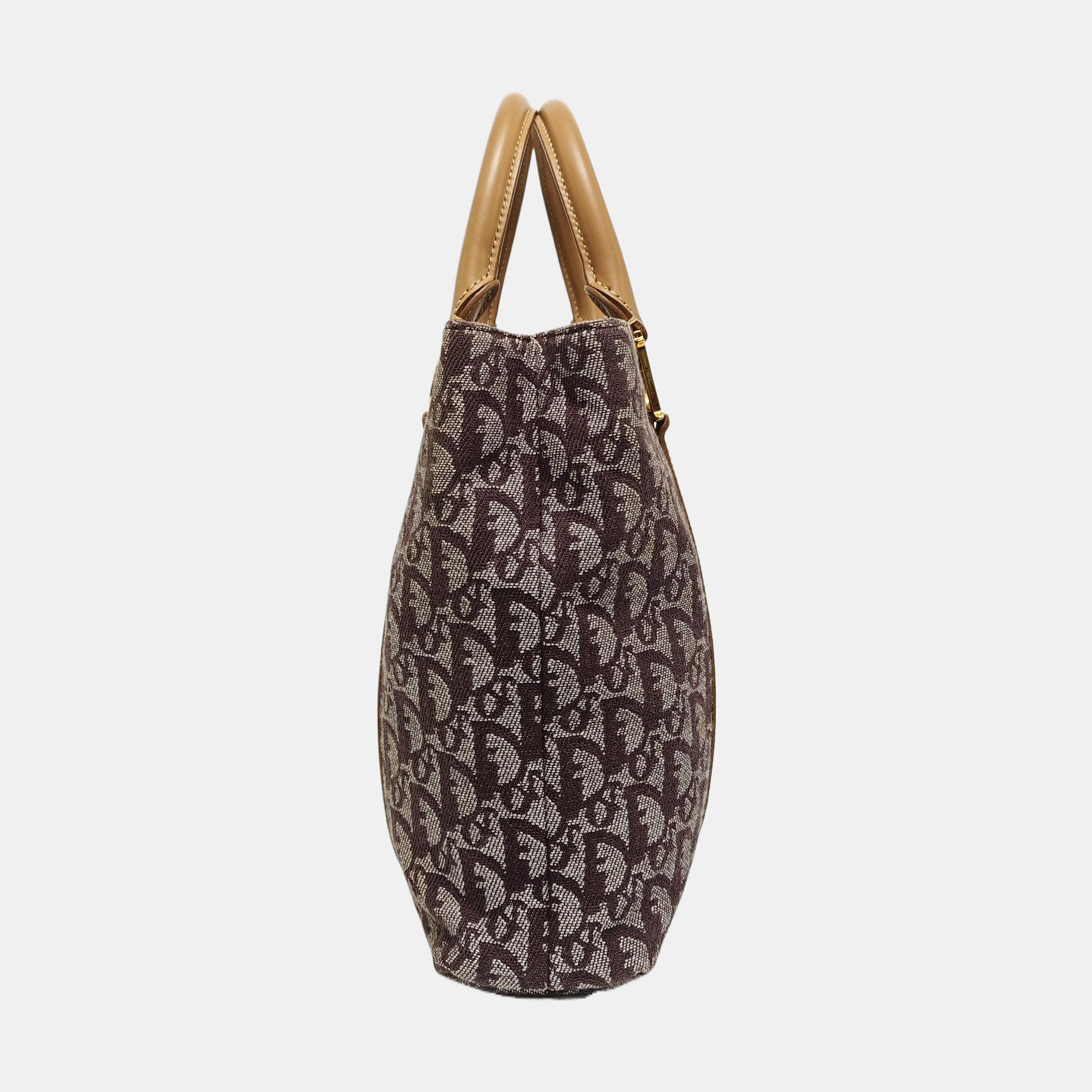 Vintage Tote Oblique Canvas Brown
