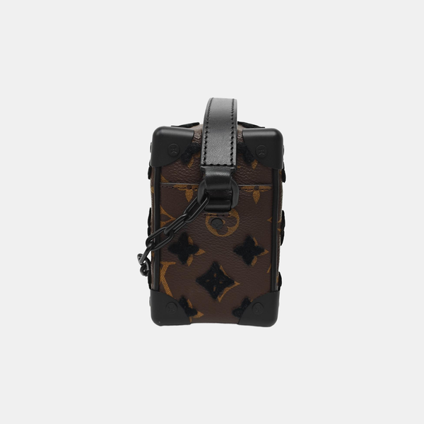 SOFT TRUNK Mini Monogram Coated Canvas Brown