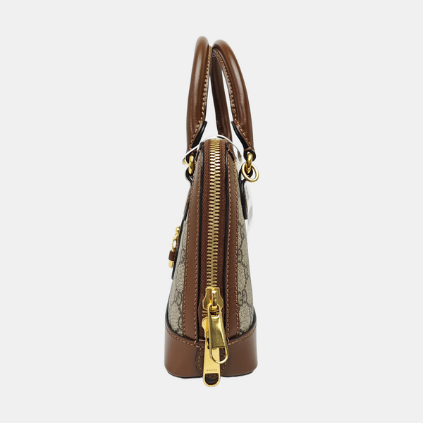 Horsebit 1955 Mini Coated Canvas Beige