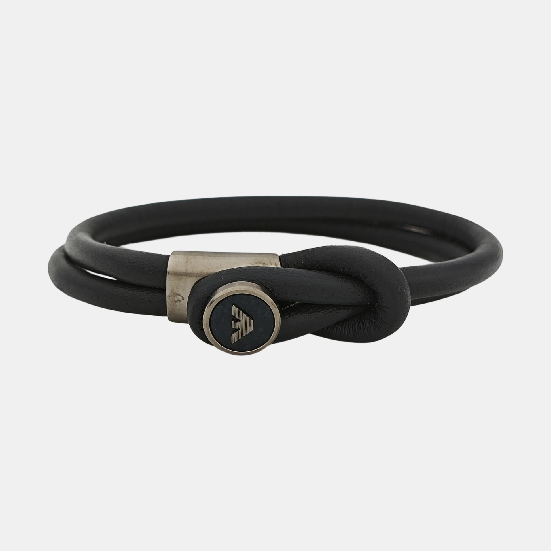 Leather Blue Bangle