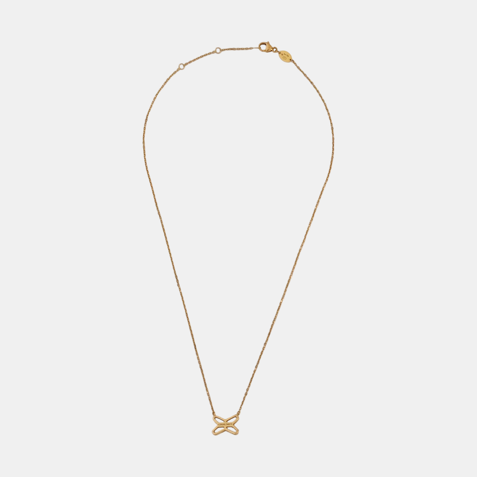 Jeux De Liens 18k Rose Gold Necklace