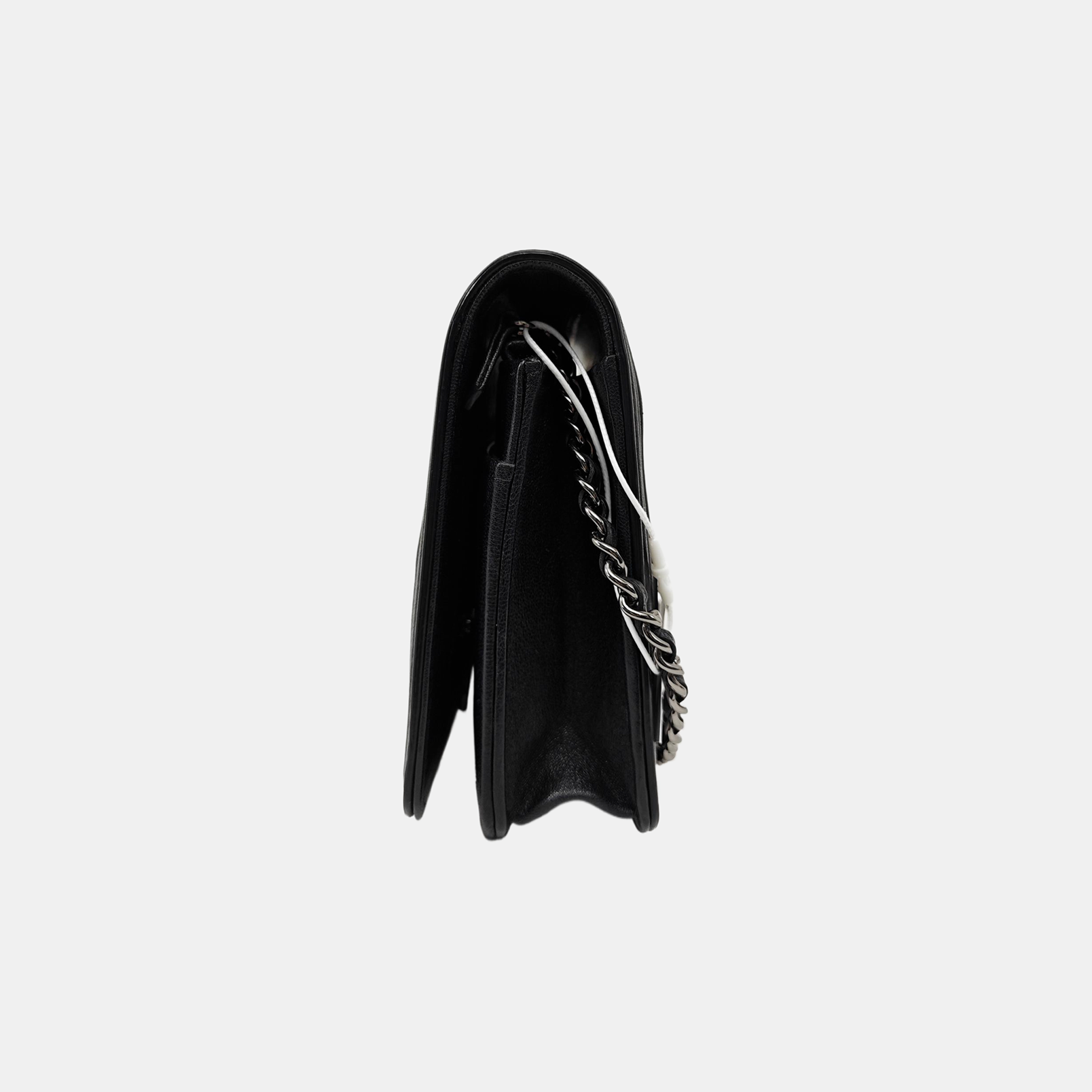 Quilted Calfskin Shoulder Bag Black