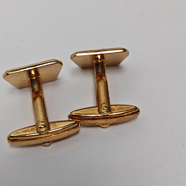 Metal Cufflink Gold