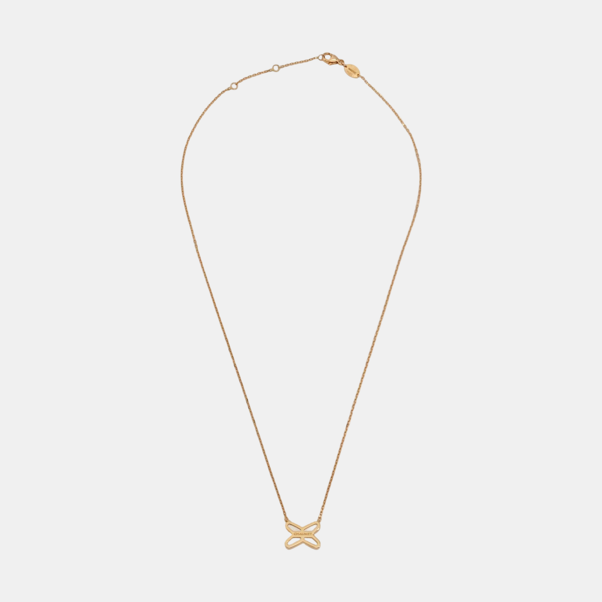 Jeux De Liens 18k Rose Gold Necklace