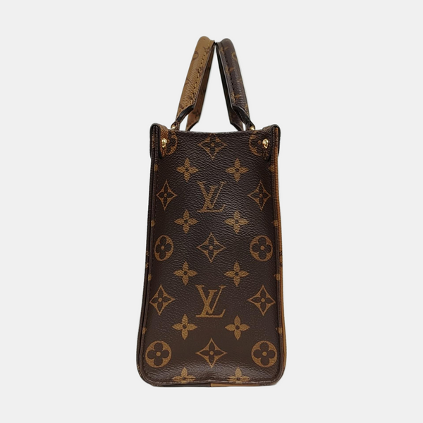 ONTHEGO PM Monogram Coated Canvas Brown