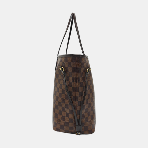 NEVERFULL MM Damier Ebene Coated Canvas Brown