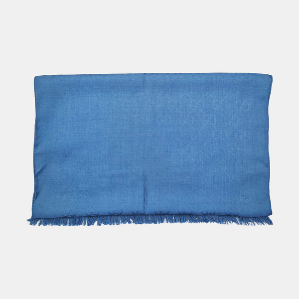 Wool Scarf Blue