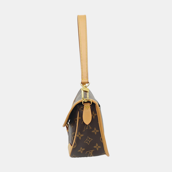 DIANE Monogram Coated Canvas Brown