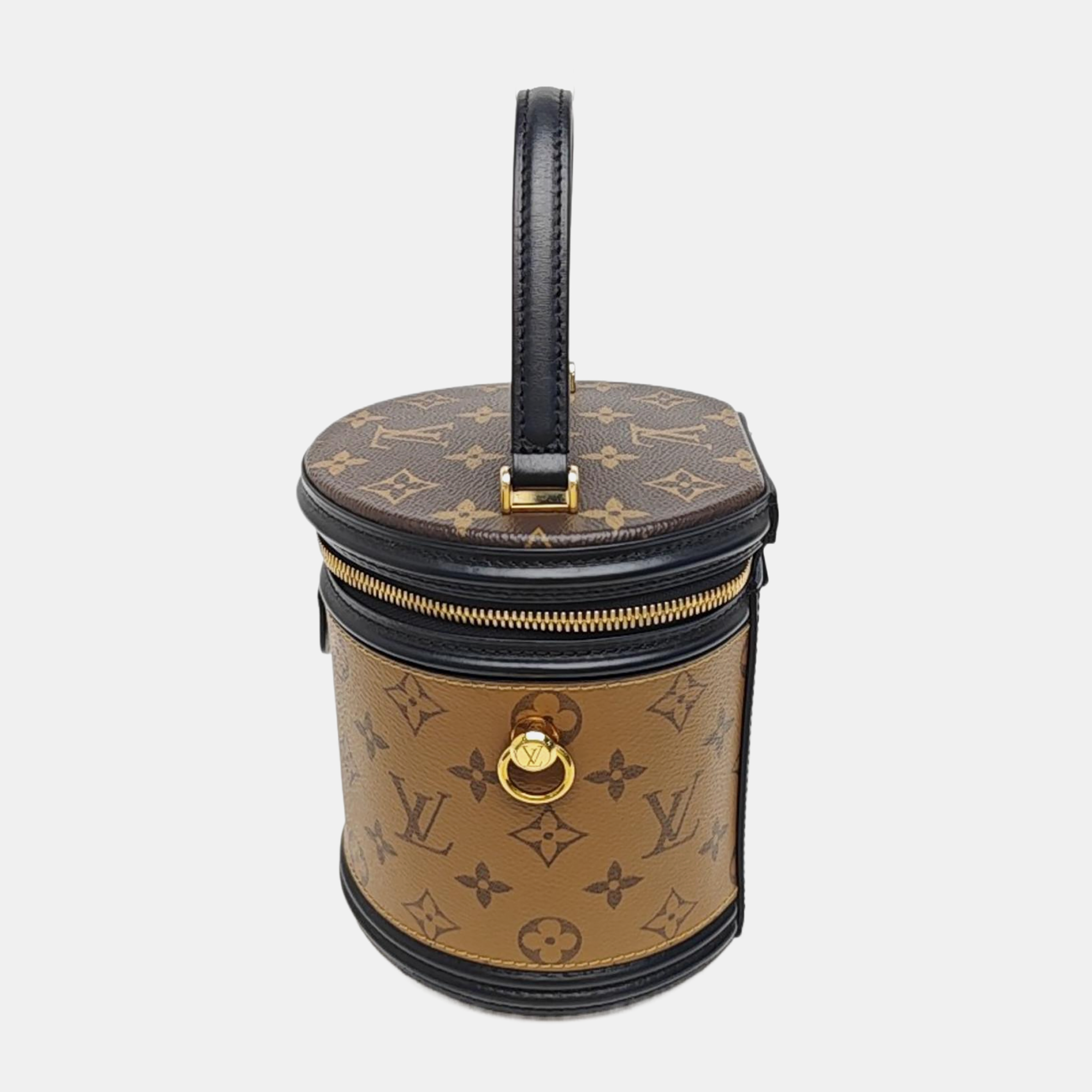 CANNES PM Monogram Coated Canvas Brown