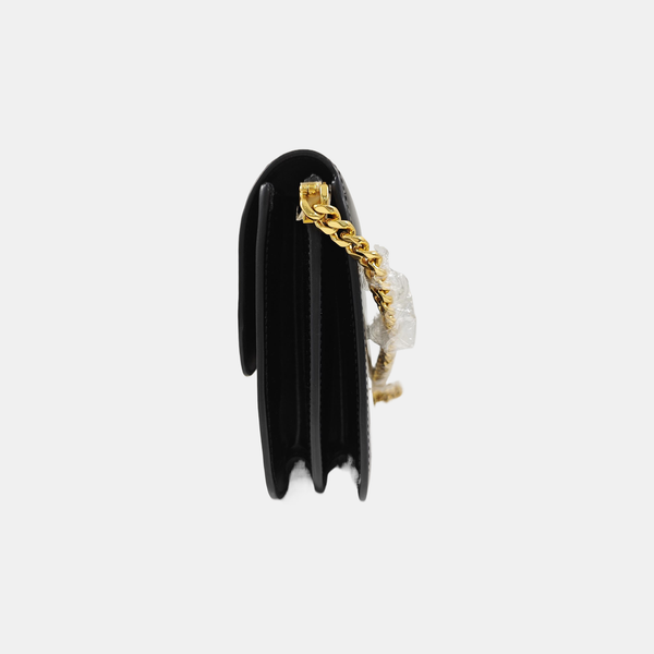 TRIOMPHE Medium Calfskin Black