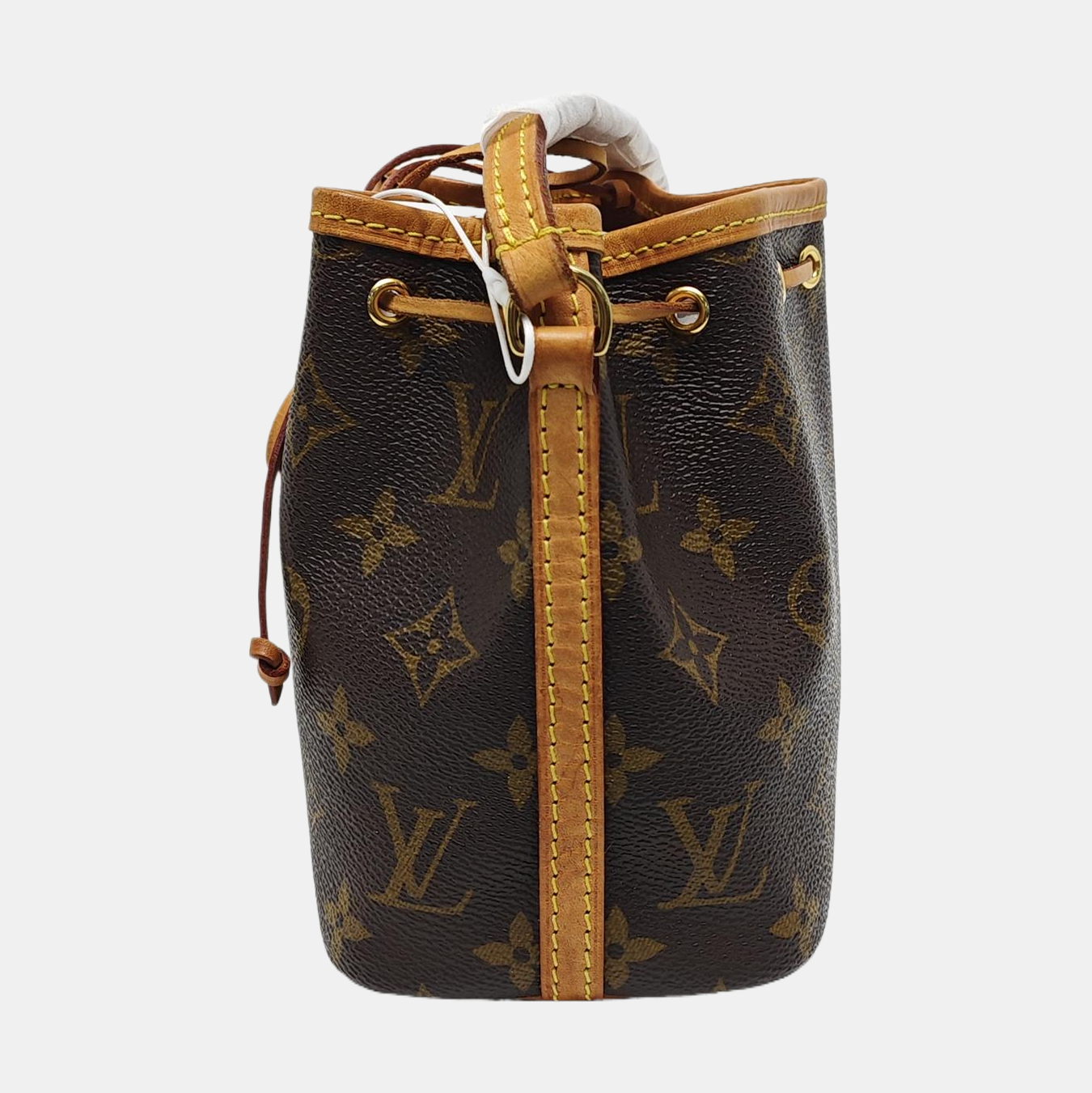 NÉONOÉ Nano Monogram Coated Canvas Brown