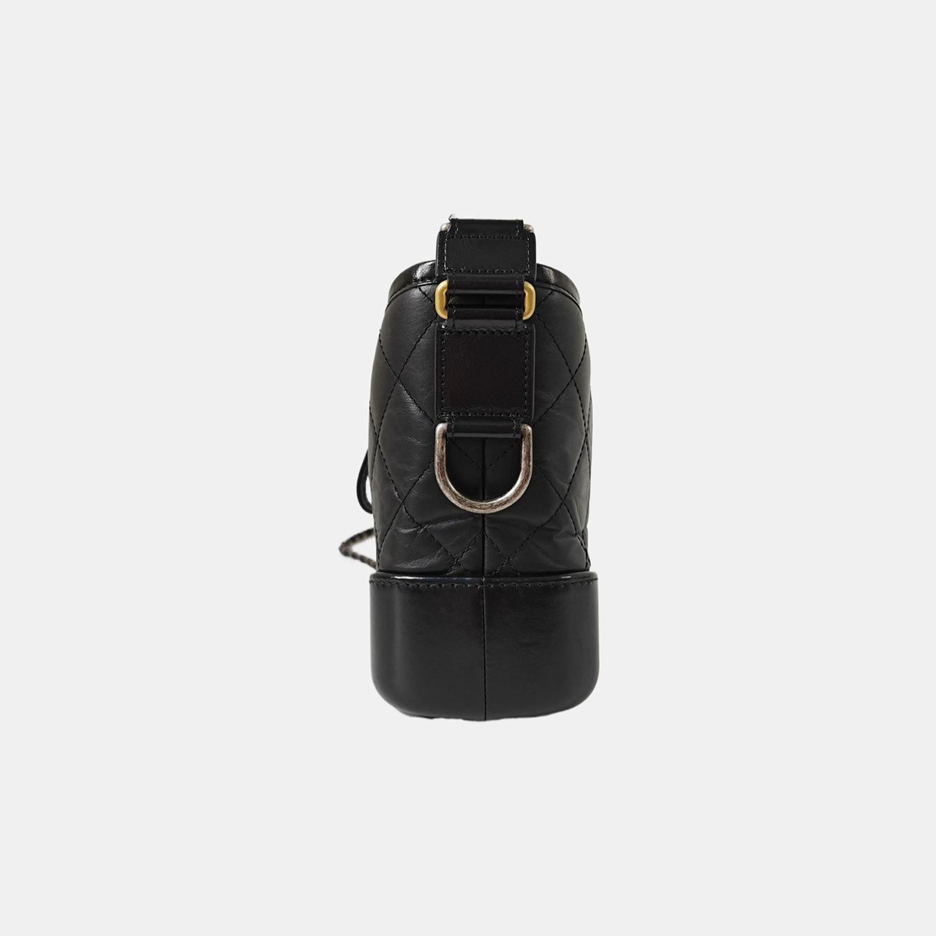 GABRIELLE Small Quilted Calfskin Black