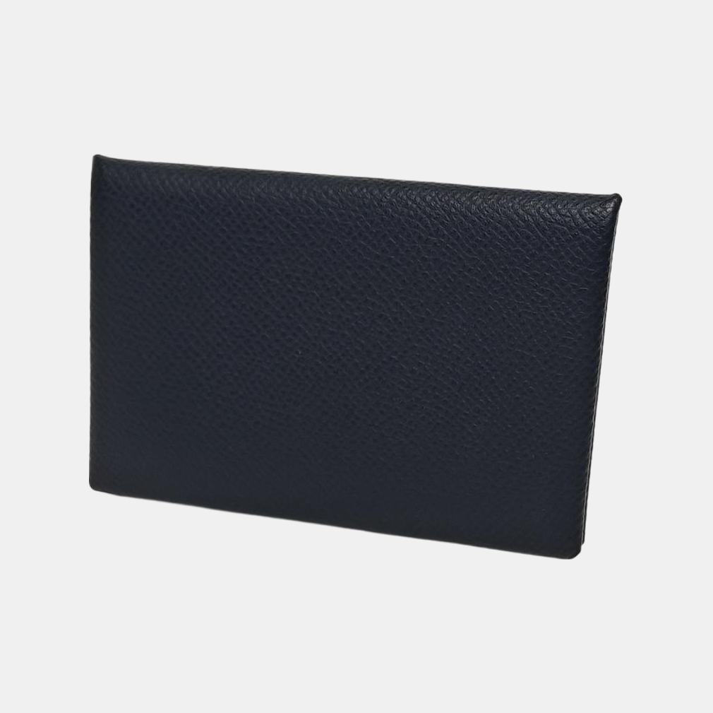 Calvi Epsom Blue Card Holder