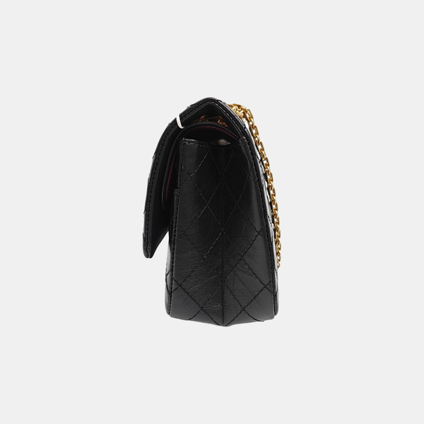 2.55 225 (small) Quilted Calfskin Black