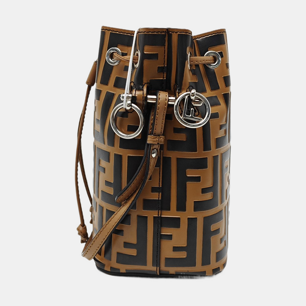 Mon Tresor Mini Calfskin Brown