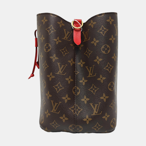 NÉONOÉ MM Monogram Coated Canvas Brown