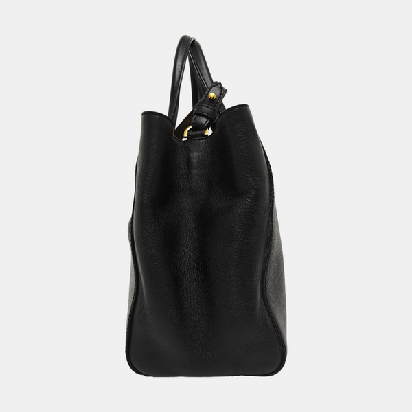 2 Jours Small Calfskin Black