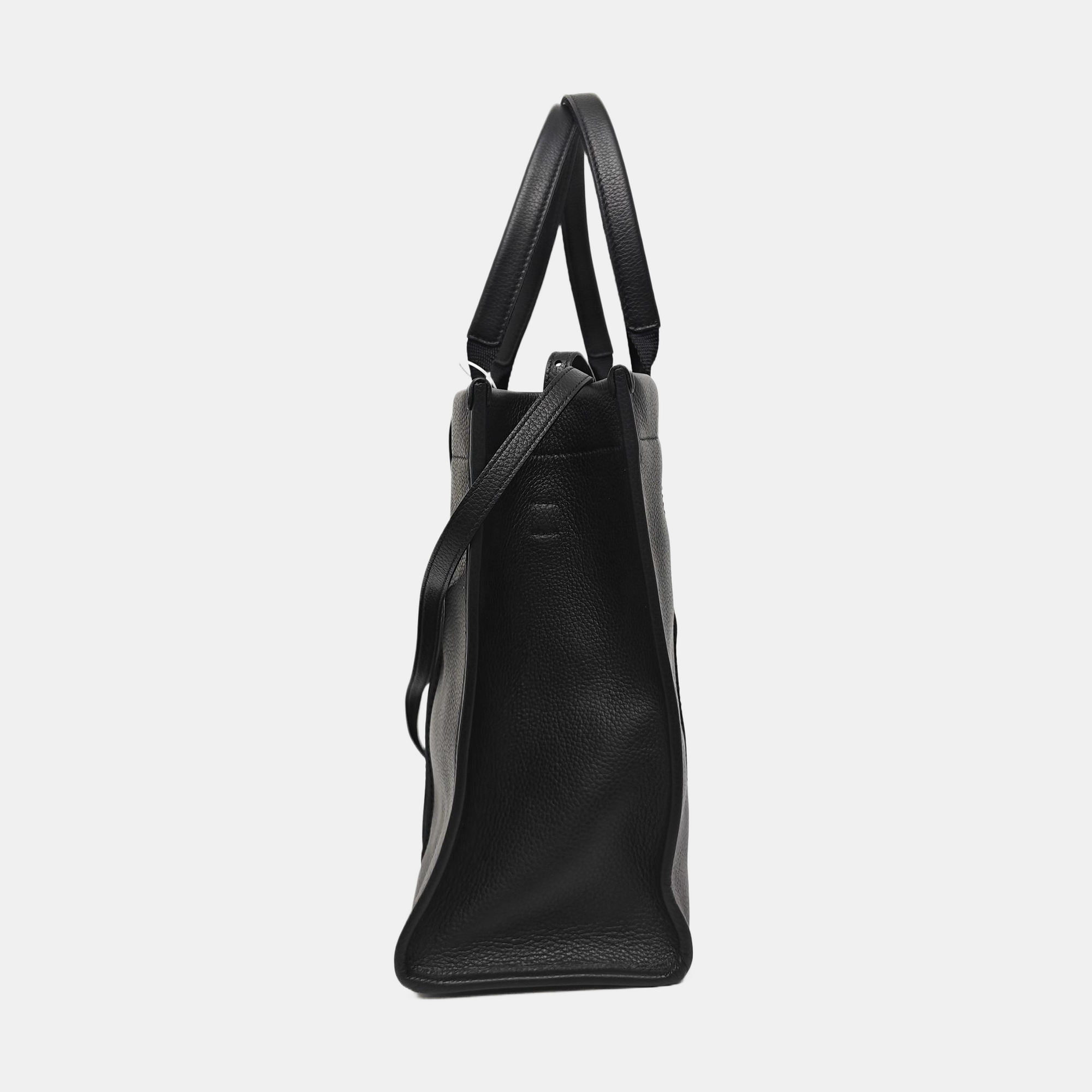 Calfskin Shoulder Bag Medium Black