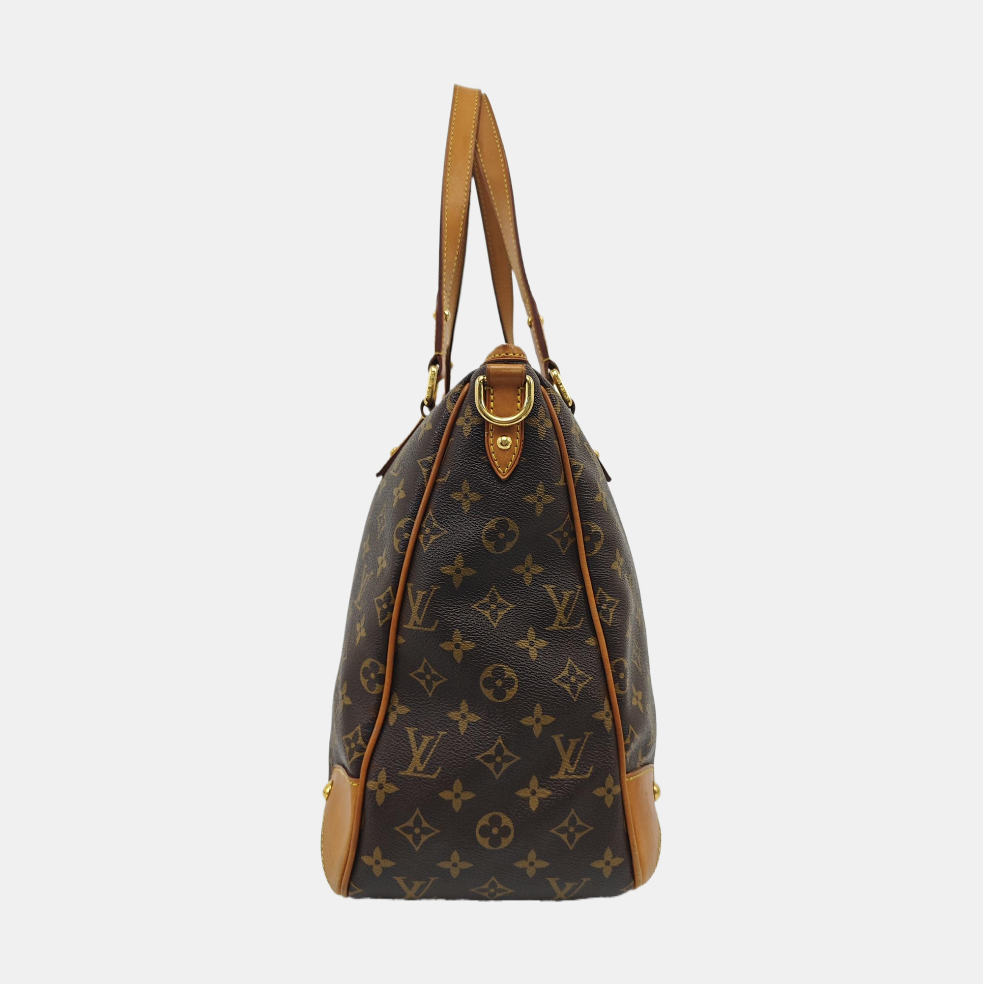 ESTRELA GM Monogram Coated Canvas Brown