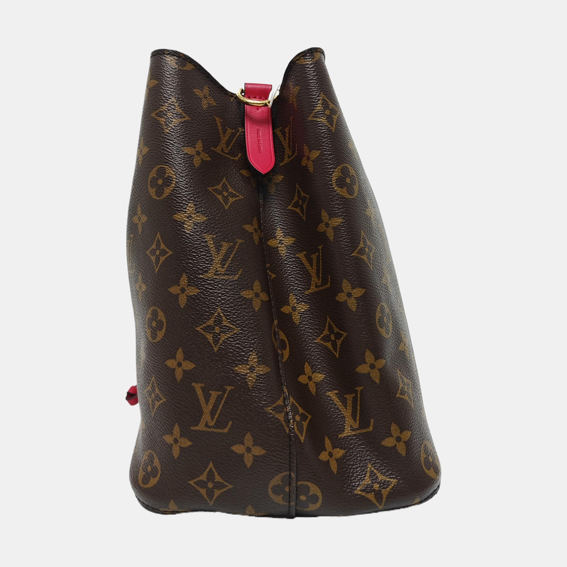 NÉONOÉ MM Monogram Coated Canvas Brown
