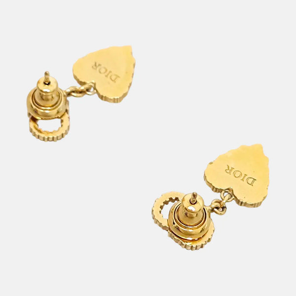 Clair D Lune Metal Gold Stud Earrings