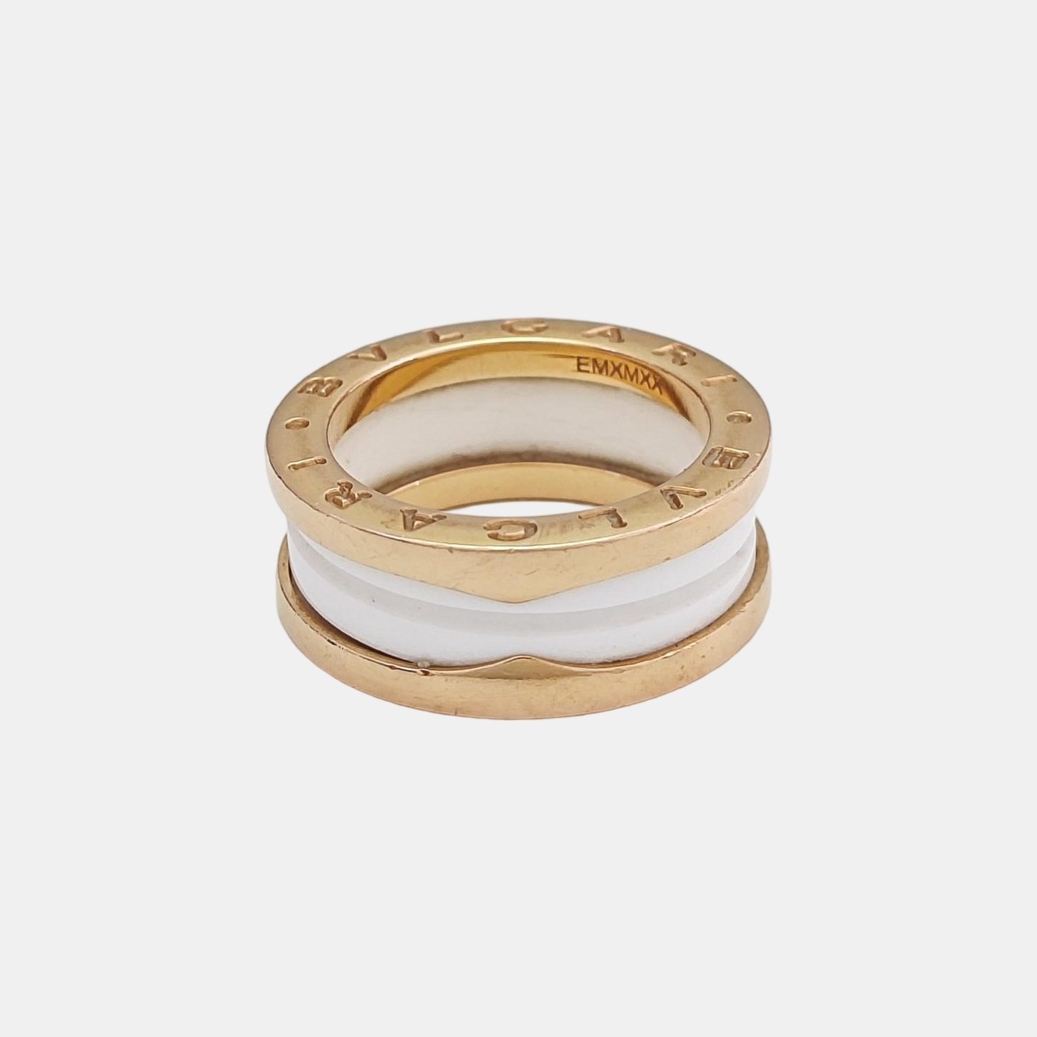 B.ZERO1 18k Rose Gold Ring EU 51