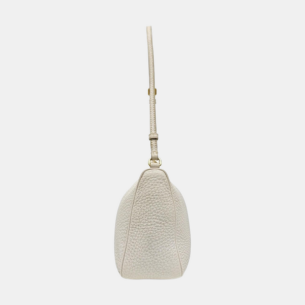Calfskin Top Handle Bag White