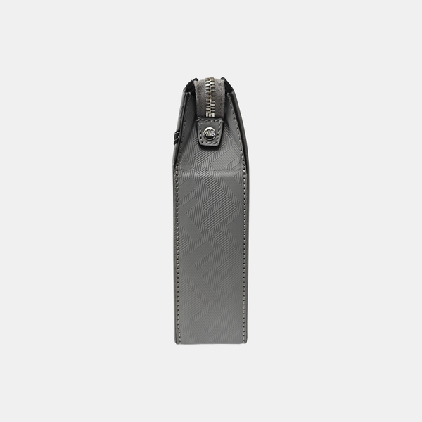 Calfskin Clutch Small Gray