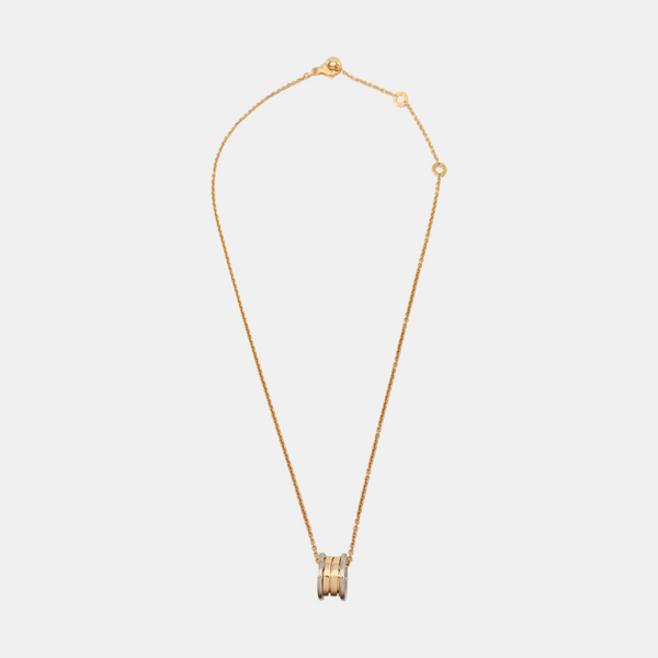 B.ZERO1 18k White Gold Rose Gold Necklace