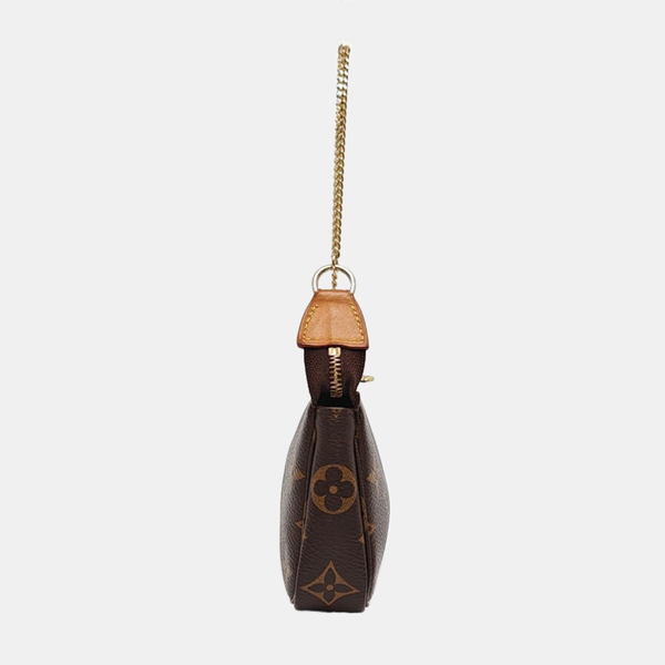 ACCESSOIRES Mini Monogram Coated Canvas Brown