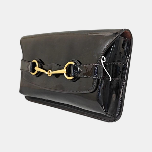 Bright Bit Patent Leather Black