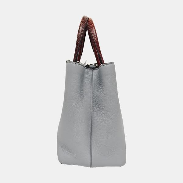 Authenticated pre-owned  2 Jours Calfskin Blue - Tote Bag at Looply