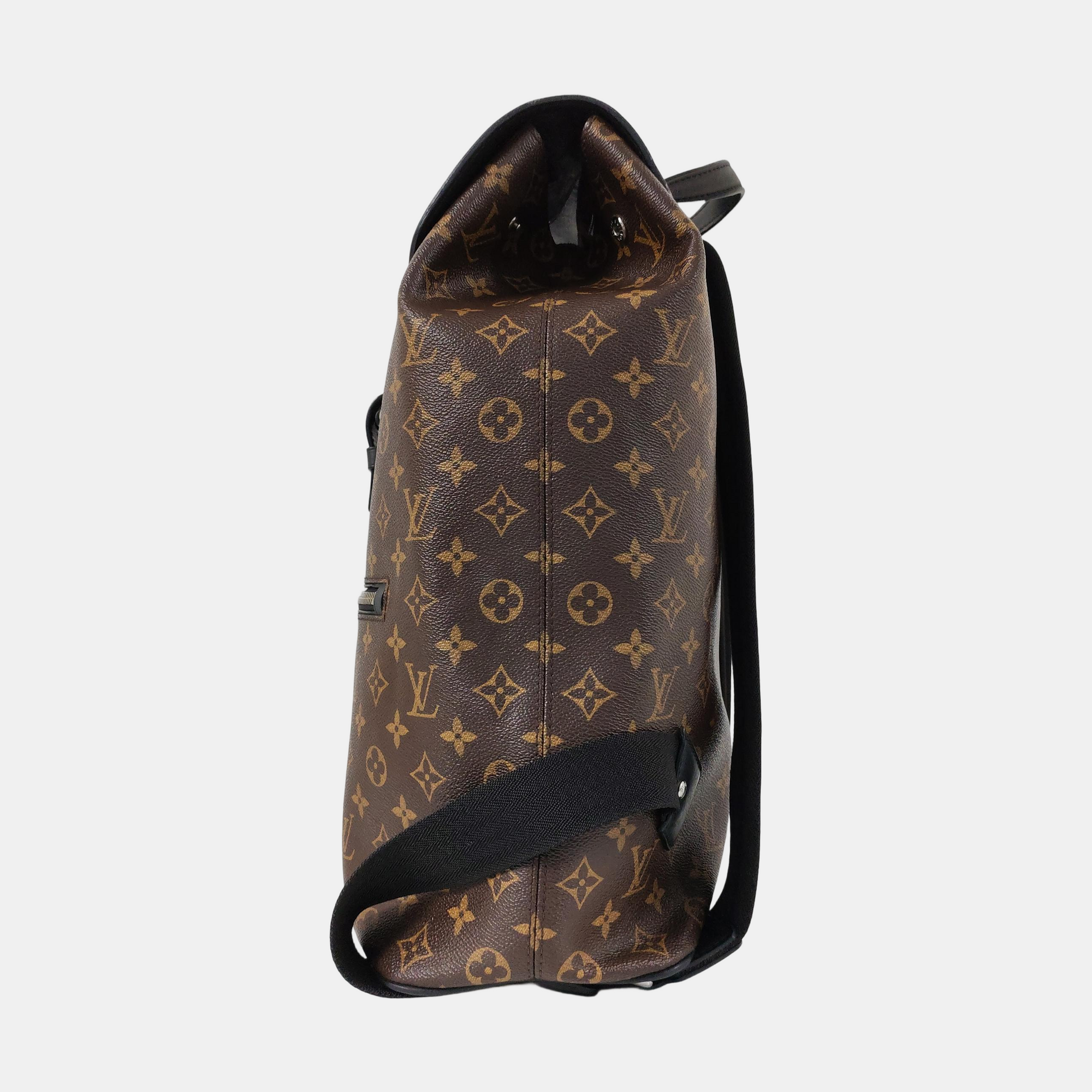 PALK Monogram Coated Canvas Brown