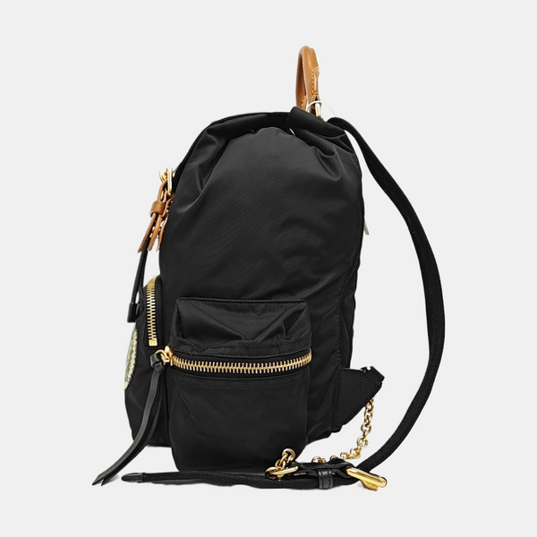 The Rucksack Medium Nylon Black