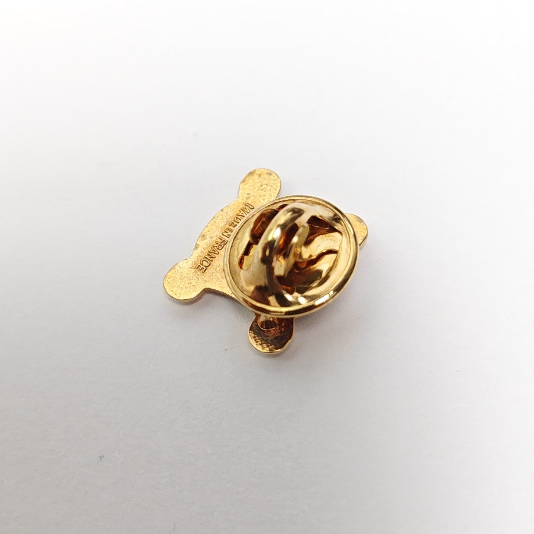 Metal Gold Brooch