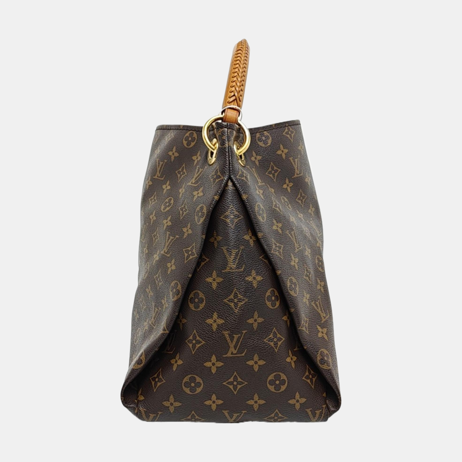 ARTSY MM Monogram Coated Canvas Brown
