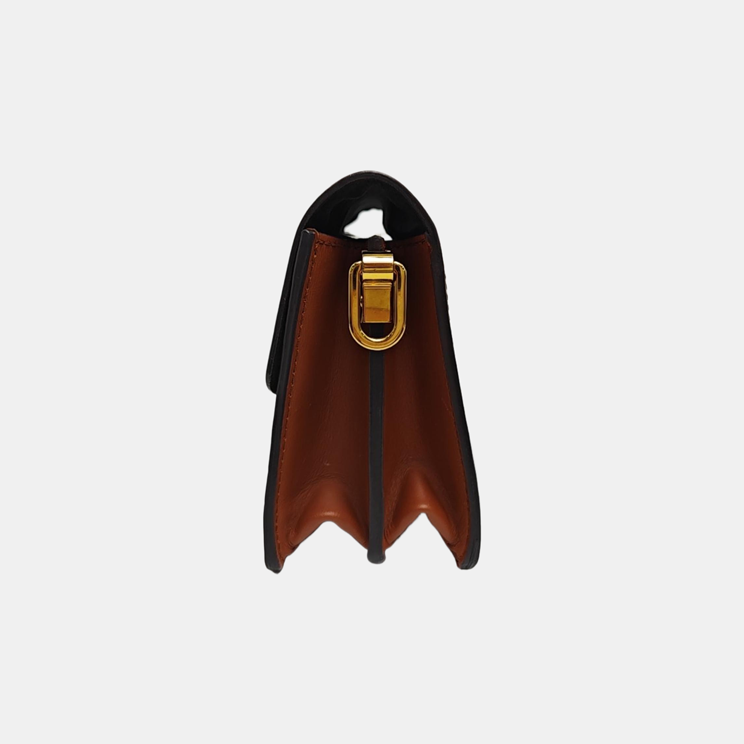 DAUPHINE Mini Monogram Coated Canvas Brown