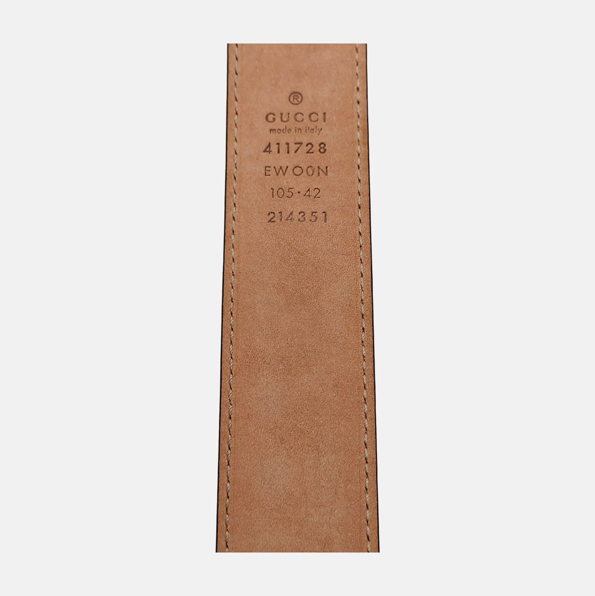 Leather Belt Red