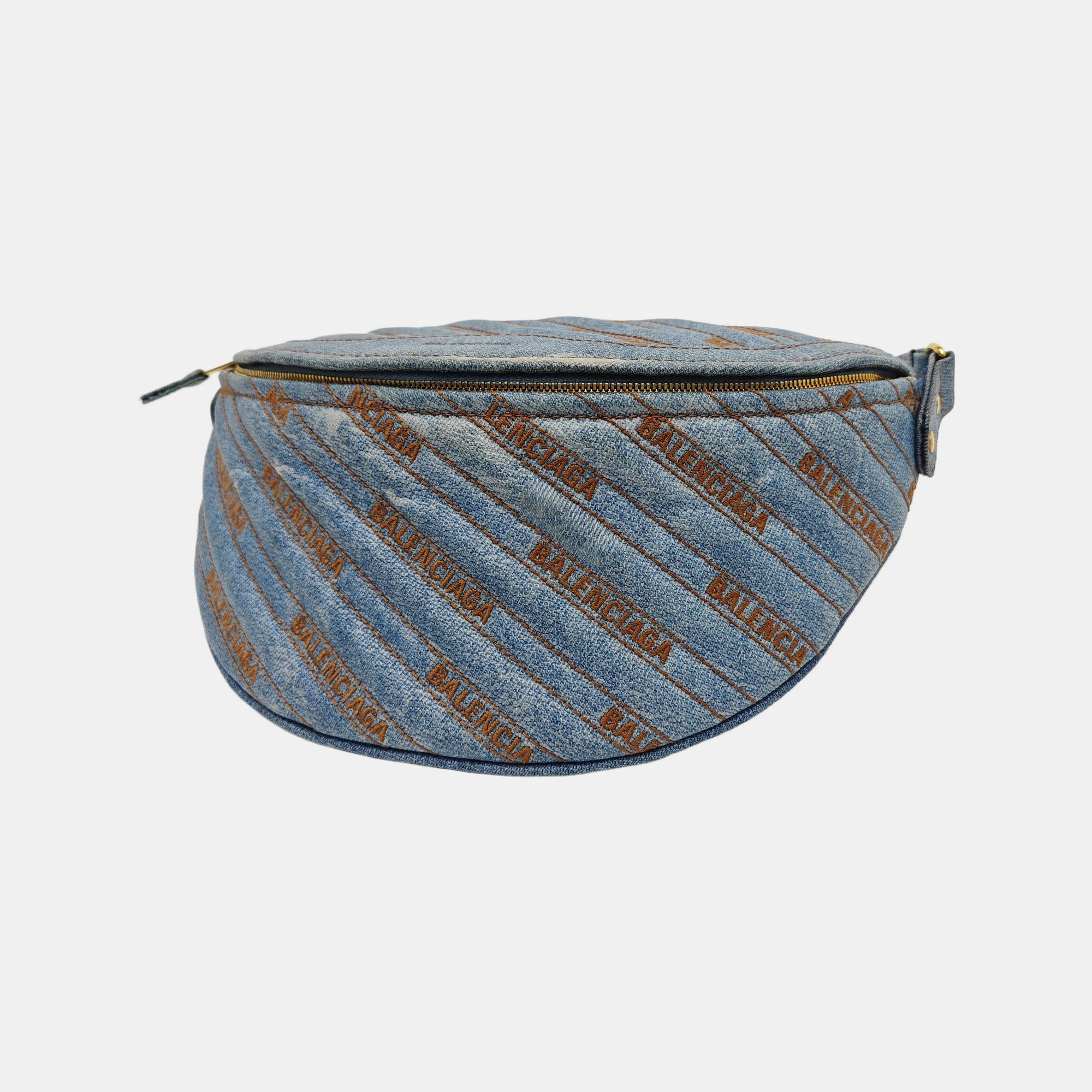 Souvenirs Quilted Denim Blue
