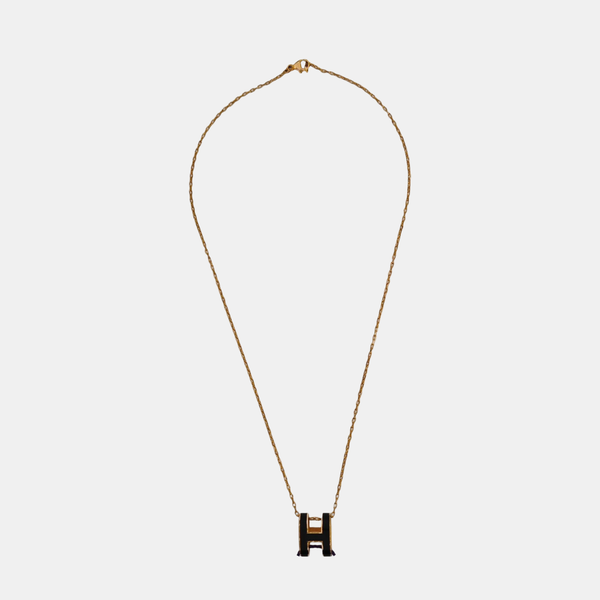 Pop H Metal Rose Gold Necklace